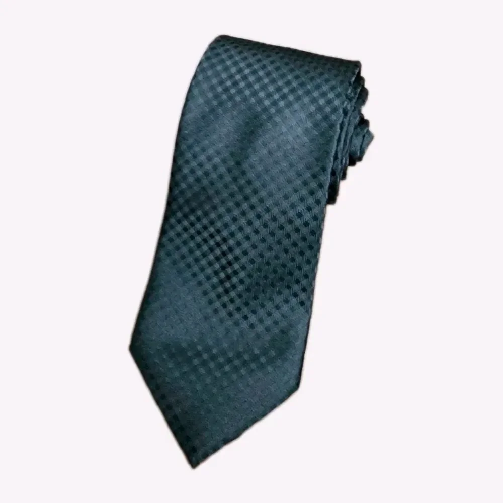 Geoffrey Beene Black Checkered Tie